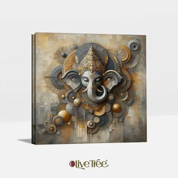 Wooden_Wall_Art_Canvas_Painting_With_Engineered_Wood_Frame