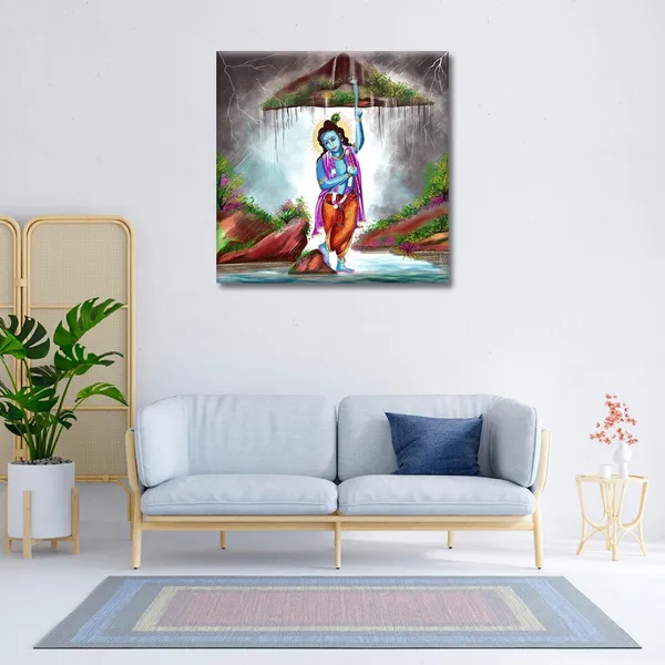 Wooden_Wall_Art_Canvas_Painting_With_Engineered_Wood_Frame