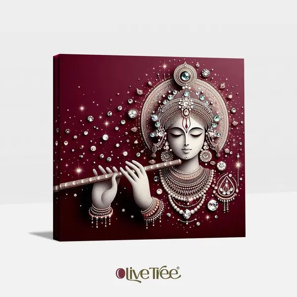Wooden_Wall_Art_Canvas_Painting_With_Engineered_Wood_Frame