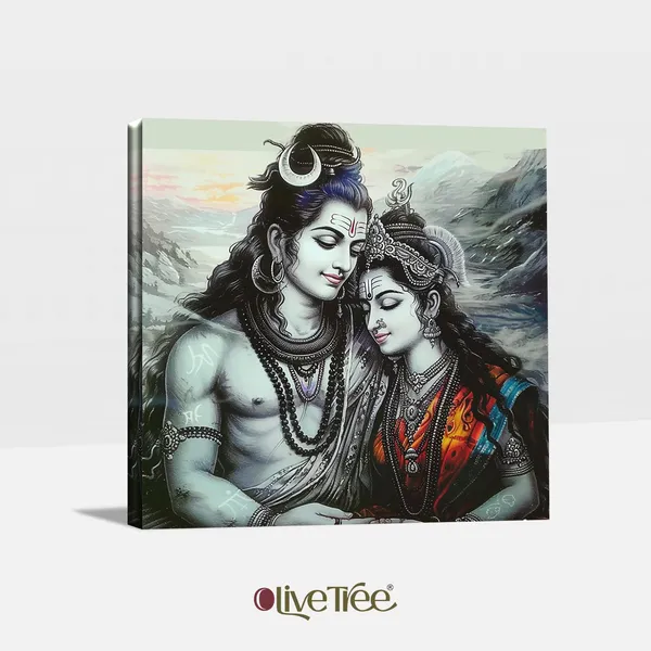 Wooden_Wall_Art_Canvas_Painting_With_Engineered_Wood_Frame