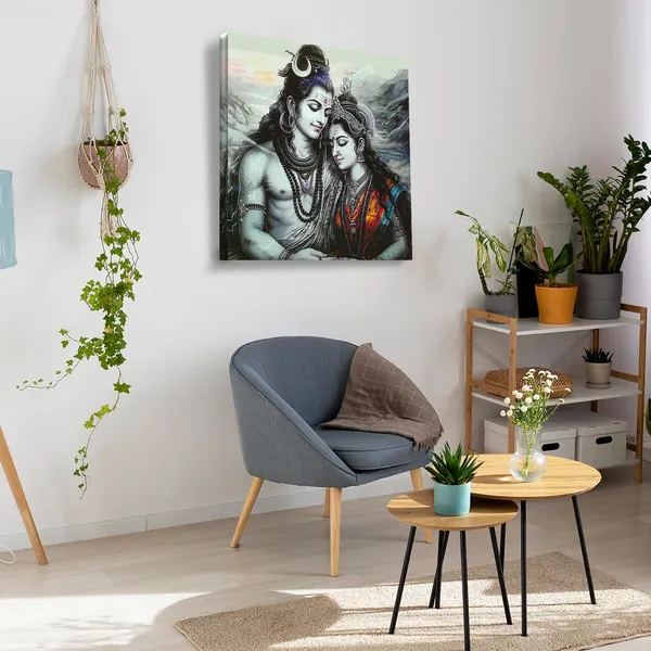 Wooden_Wall_Art_Canvas_Painting_With_Engineered_Wood_Frame