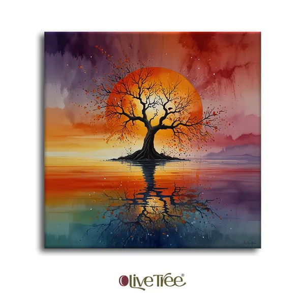 Wooden_Wall_Art_Canvas_Painting_With_Engineered_Wood_Frame