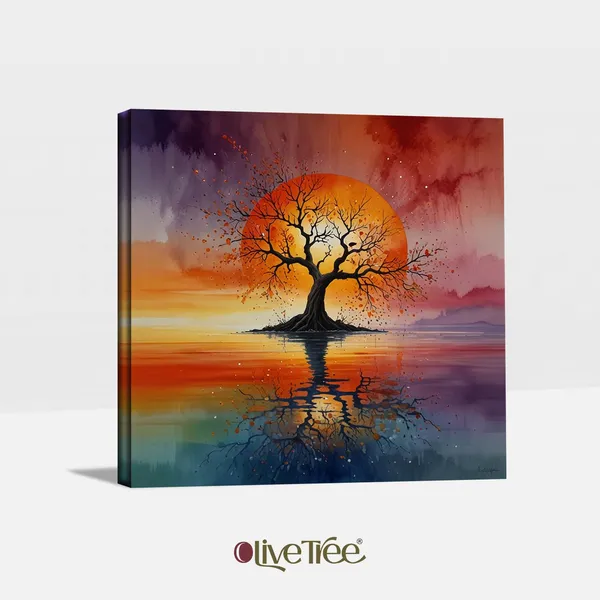 Wooden_Wall_Art_Canvas_Painting_With_Engineered_Wood_Frame