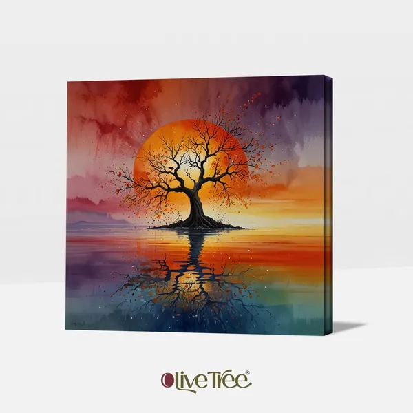 Wooden_Wall_Art_Canvas_Painting_With_Engineered_Wood_Frame
