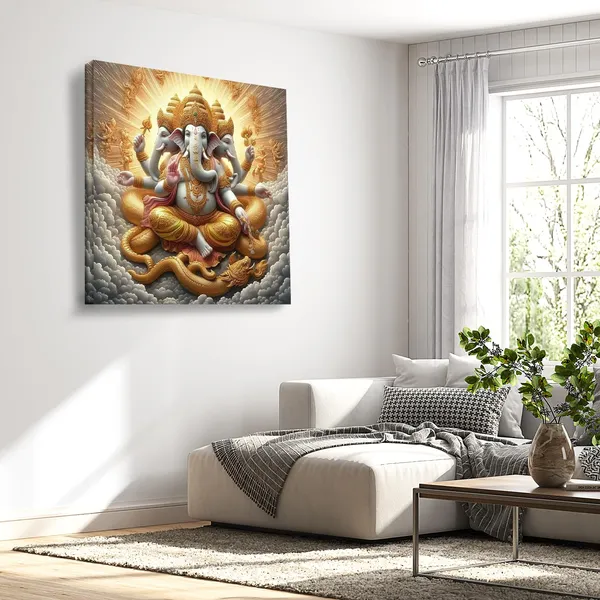 Wooden_Wall_Art_Canvas_Painting_With_Engineered_Wood_Frame