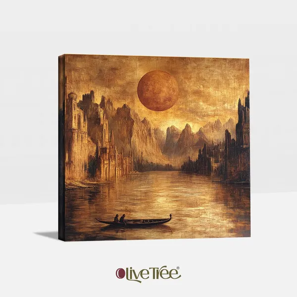 Wooden_Wall_Art_Canvas_Painting_With_Engineered_Wood_Frame