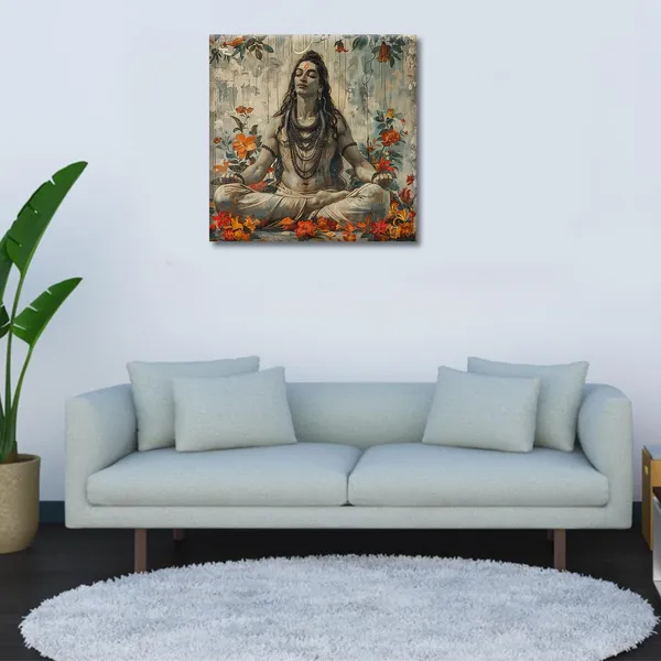 Wooden_Wall_Art_Canvas_Painting_With_Engineered_Wood_Frame