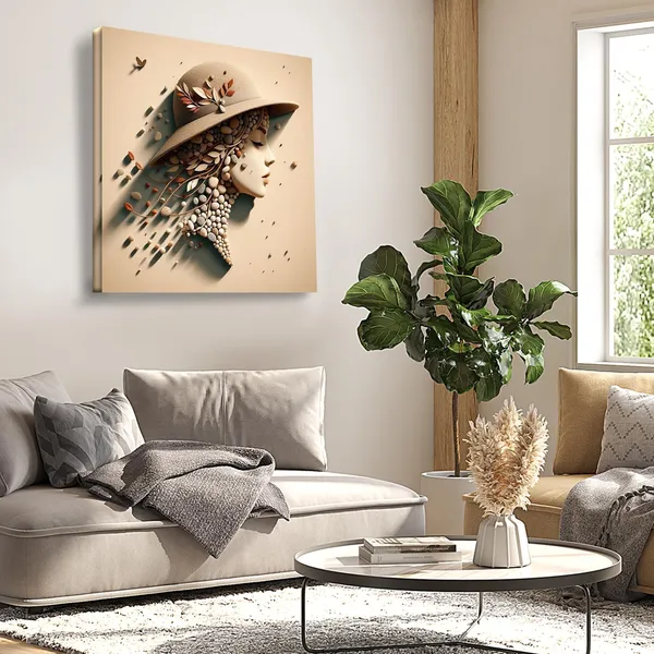 Wooden_Wall_Art_Canvas_Painting_With_Engineered_Wood_Frame