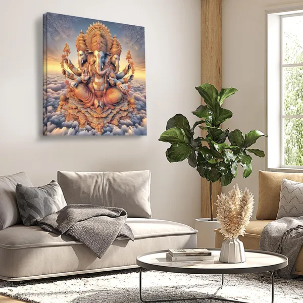 Wooden_Wall_Art_Canvas_Painting_With_Engineered_Wood_Frame