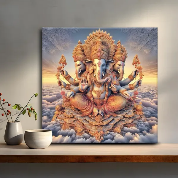 Wooden_Wall_Art_Canvas_Painting_With_Engineered_Wood_Frame