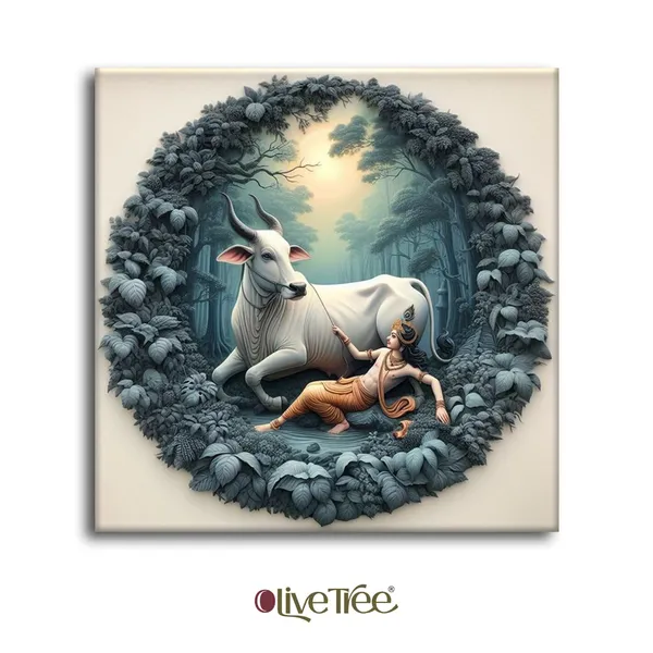 Wooden_Wall_Art_Canvas_Painting_With_Engineered_Wood_Frame