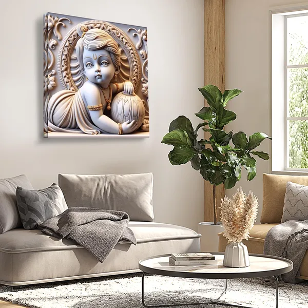 Wooden_Wall_Art_Canvas_Painting_With_Engineered_Wood_Frame