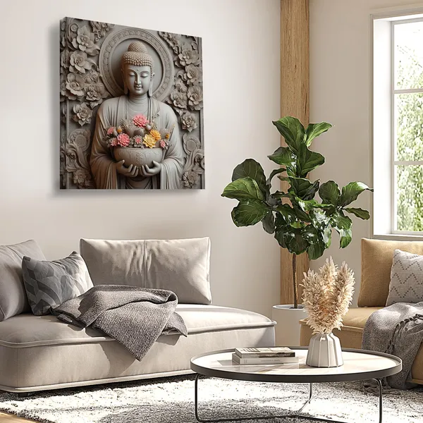 Wooden_Wall_Art_Canvas_Painting_With_Engineered_Wood_Frame