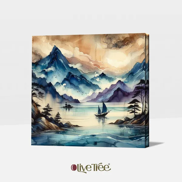 Wooden_Wall_Art_Canvas_Painting_With_Engineered_Wood_Frame