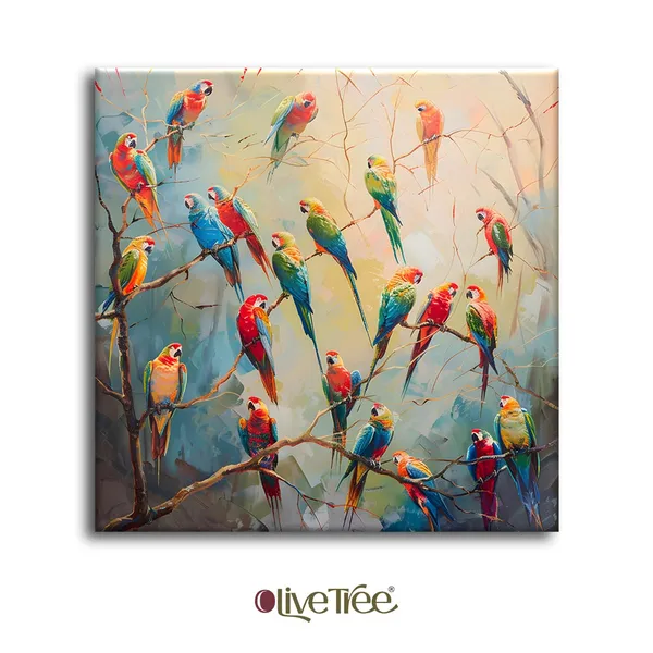 Wooden_Wall_Art_Canvas_Painting_With_Engineered_Wood_Frame