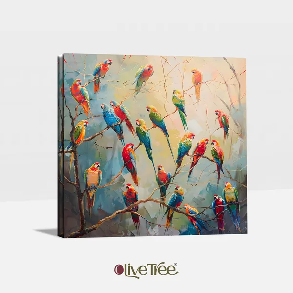 Wooden_Wall_Art_Canvas_Painting_With_Engineered_Wood_Frame