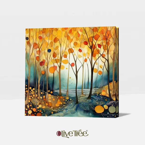Wooden_Wall_Art_Canvas_Painting_With_Engineered_Wood_Frame