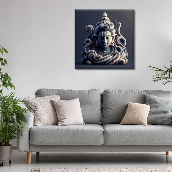 Wooden_Wall_Art_Canvas_Painting_With_Engineered_Wood_Frame