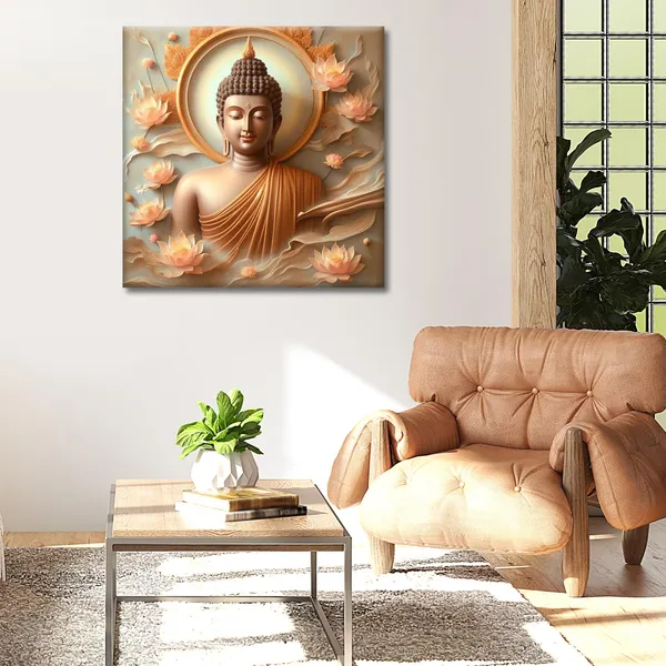 Wooden_Wall_Art_Canvas_Painting_With_Engineered_Wood_Frame