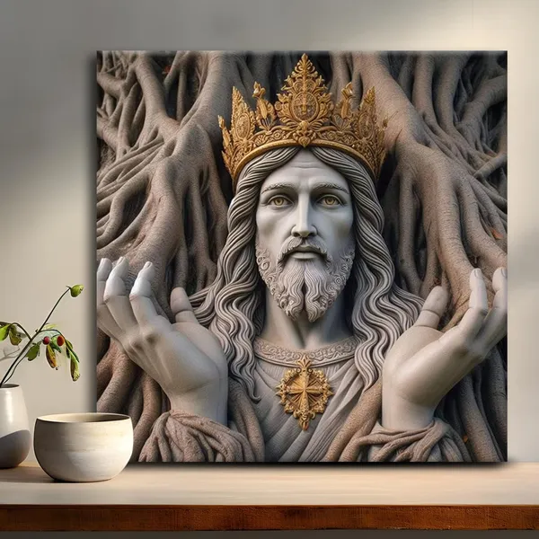 Wooden_Wall_Art_Canvas_Painting_With_Engineered_Wood_Frame