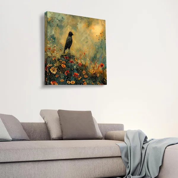 Wooden_Wall_Art_Canvas_Painting_With_Engineered_Wood_Frame