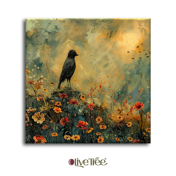 Wooden_Wall_Art_Canvas_Painting_With_Engineered_Wood_Frame