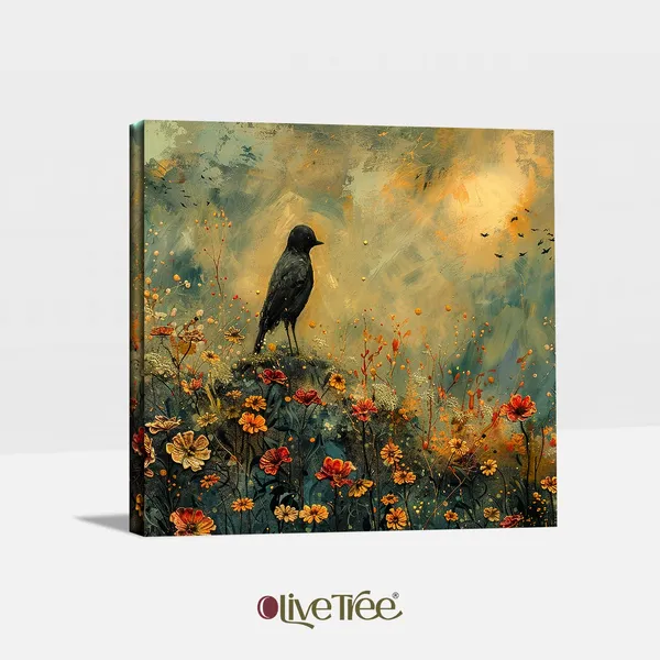 Wooden_Wall_Art_Canvas_Painting_With_Engineered_Wood_Frame
