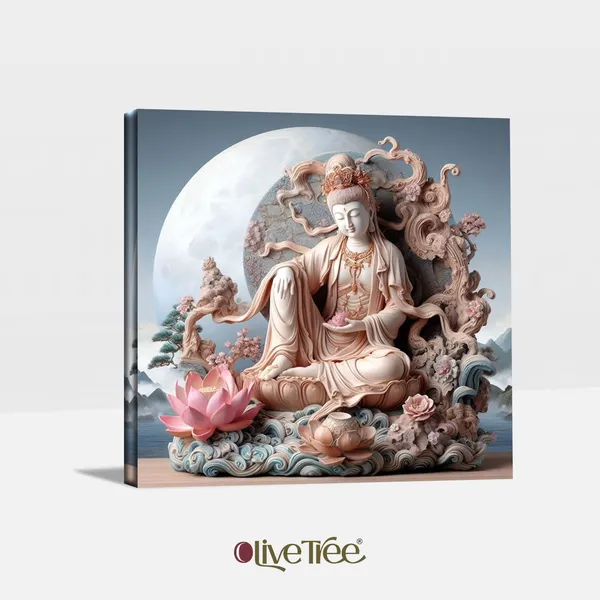 Wooden_Wall_Art_Canvas_Painting_With_Engineered_Wood_Frame