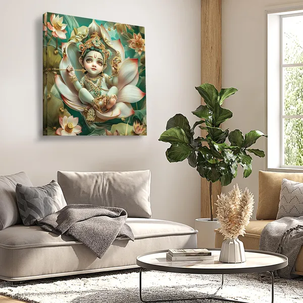 Wooden_Wall_Art_Canvas_Painting_With_Engineered_Wood_Frame