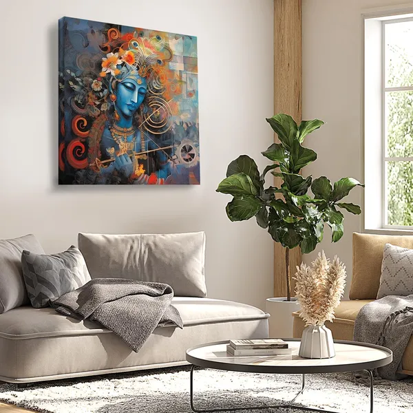 Wooden_Wall_Art_Canvas_Painting_With_Engineered_Wood_Frame