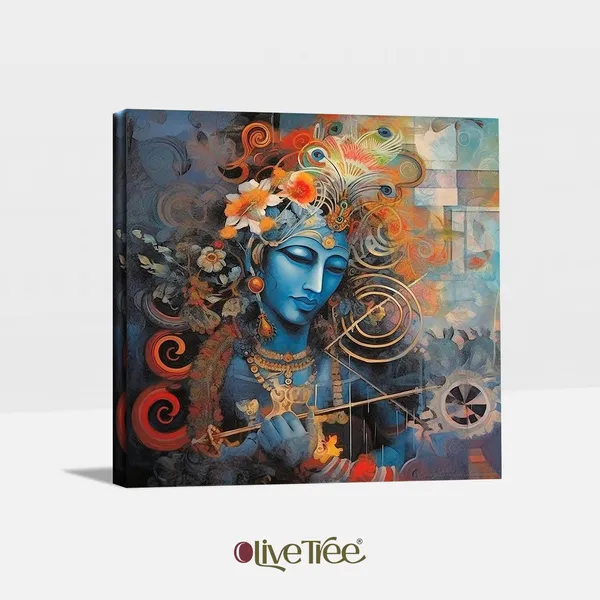 Wooden_Wall_Art_Canvas_Painting_With_Engineered_Wood_Frame