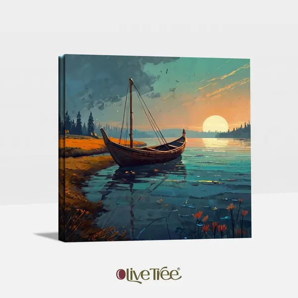 Wooden_Wall_Art_Canvas_Painting_With_Engineered_Wood_Frame
