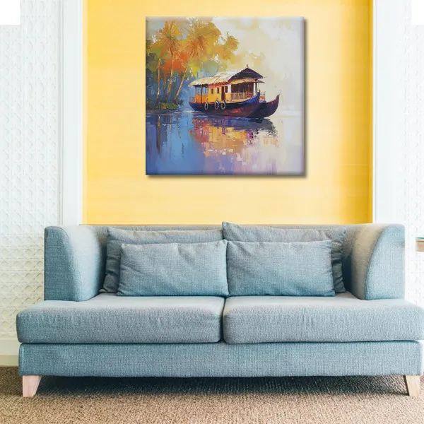 Wooden_Wall_Art_Canvas_Painting_With_Engineered_Wood_Frame
