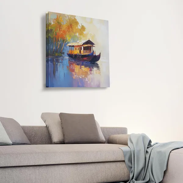 Wooden_Wall_Art_Canvas_Painting_With_Engineered_Wood_Frame