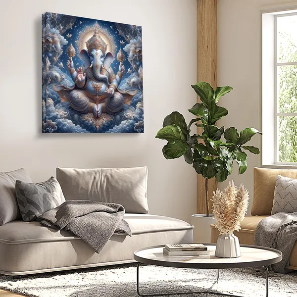Wooden_Wall_Art_Canvas_Painting_With_Engineered_Wood_Frame