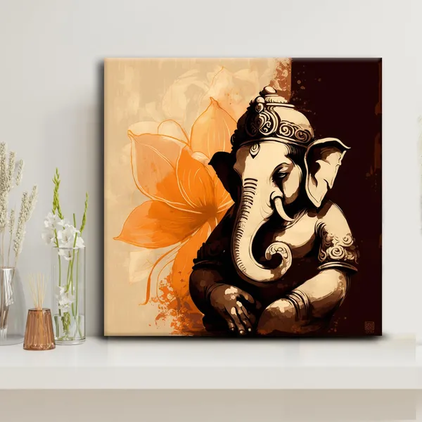 Wooden_Wall_Art_Canvas_Painting_With_Engineered_Wood_Frame