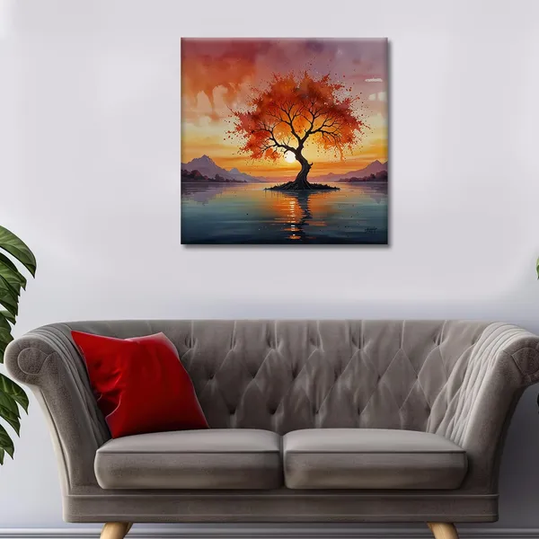Wooden_Wall_Art_Canvas_Painting_With_Engineered_Wood_Frame