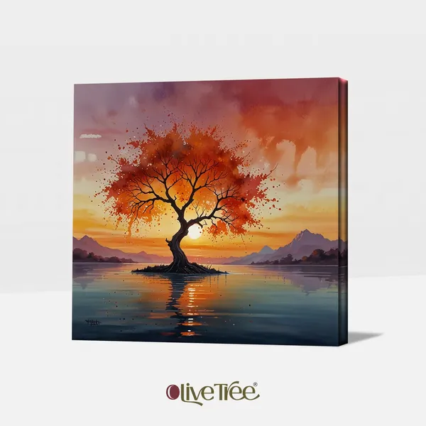 Wooden_Wall_Art_Canvas_Painting_With_Engineered_Wood_Frame