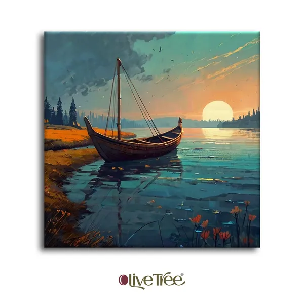 Wooden_Wall_Art_Canvas_Painting_With_Engineered_Wood_Frame