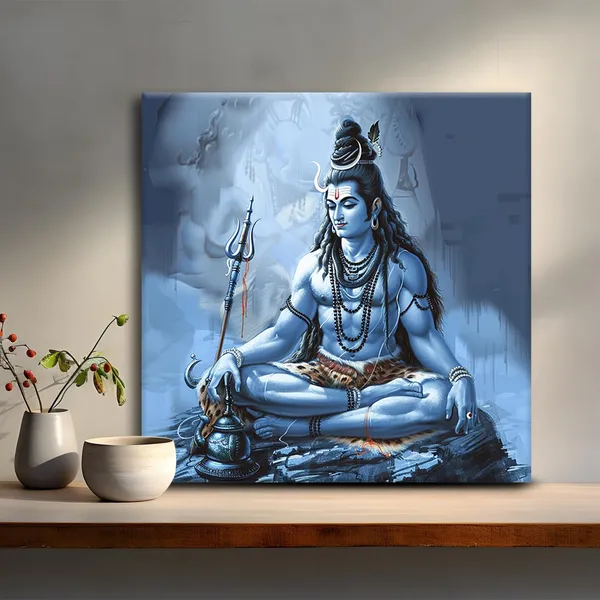 Wooden_Wall_Art_Canvas_Painting_With_Engineered_Wood_Frame