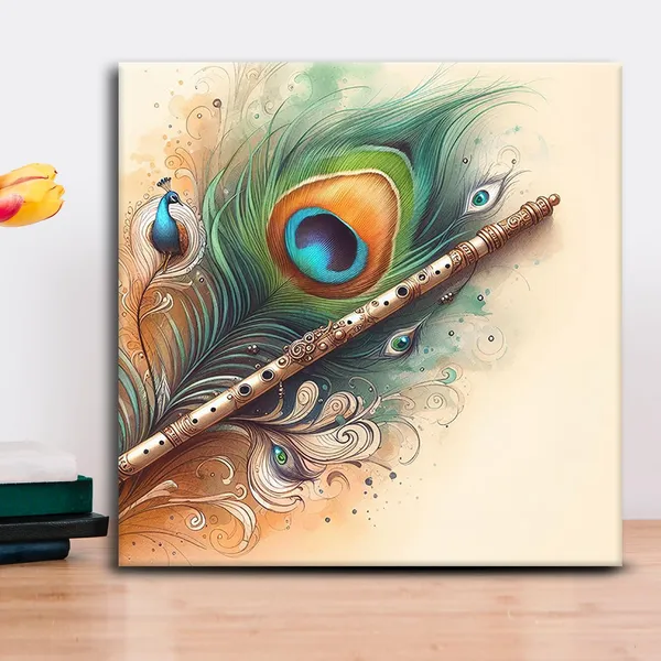 Wooden_Wall_Art_Canvas_Painting_With_Engineered_Wood_Frame