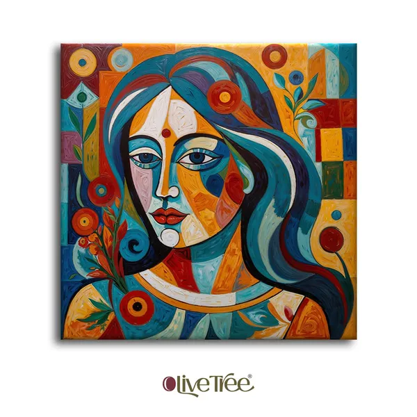 Wooden_Wall_Art_Canvas_Painting_With_Engineered_Wood_Frame
