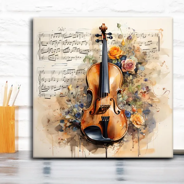 Wooden_Wall_Art_Canvas_Painting_With_Engineered_Wood_Frame
