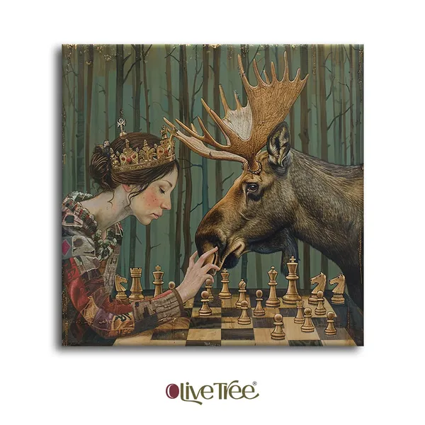Wooden_Wall_Art_Canvas_Painting_With_Engineered_Wood_Frame