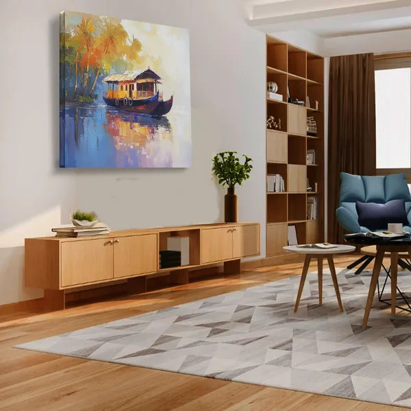 Wooden_Wall_Art_Canvas_Painting_With_Engineered_Wood_Frame