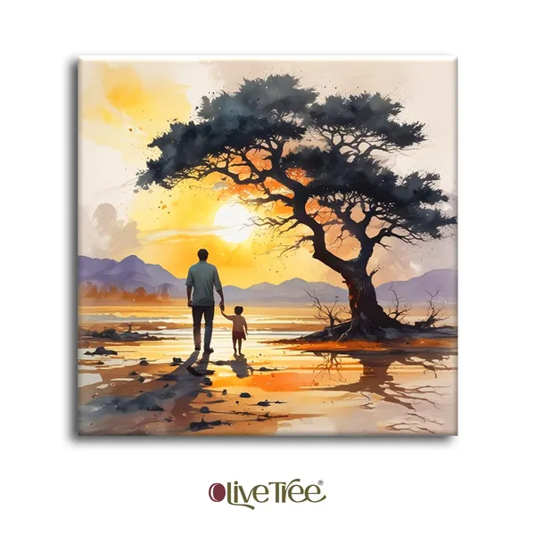 Wooden_Wall_Art_Canvas_Painting_With_Engineered_Wood_Frame