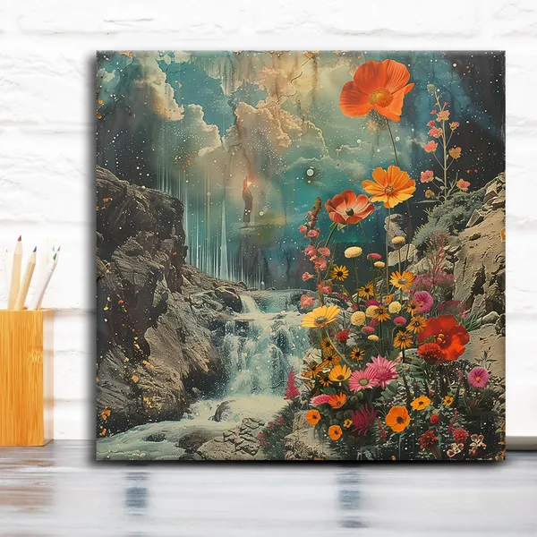 Wooden_Wall_Art_Canvas_Painting_With_Engineered_Wood_Frame