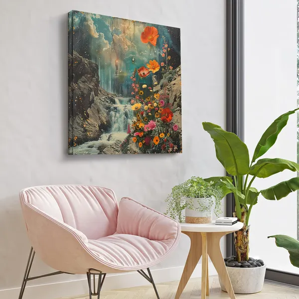 Wooden_Wall_Art_Canvas_Painting_With_Engineered_Wood_Frame