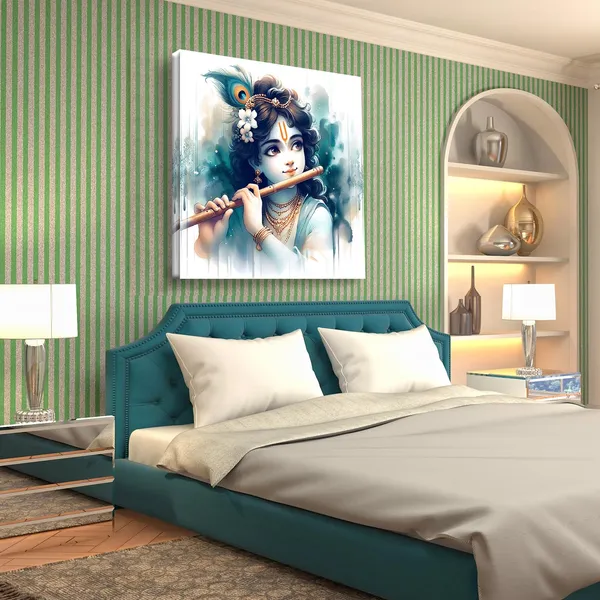 Wooden_Wall_Art_Canvas_Painting_With_Engineered_Wood_Frame