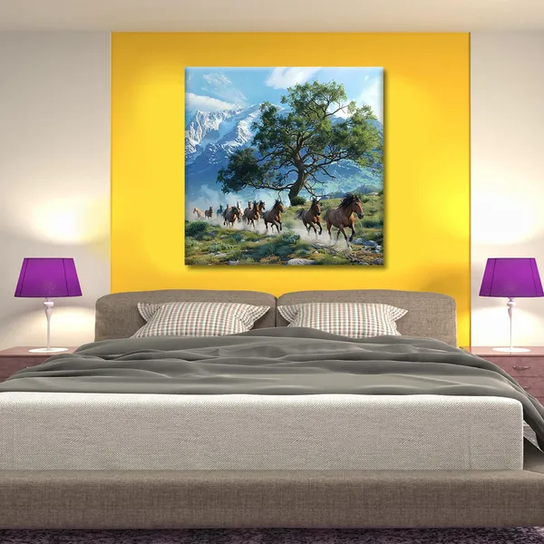 Wooden_Wall_Art_Canvas_Painting_With_Engineered_Wood_Frame